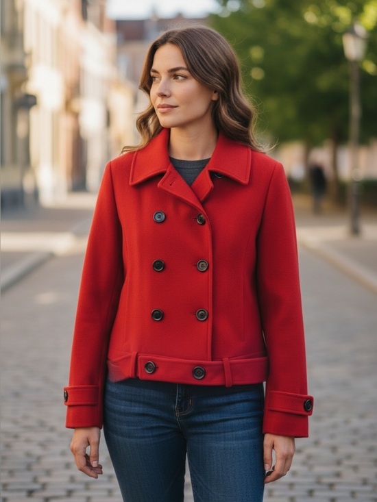 lei Jackets & Blazers - L.E.I. Winter jacket, size S/M ( no size tags-see measurements), true red color
